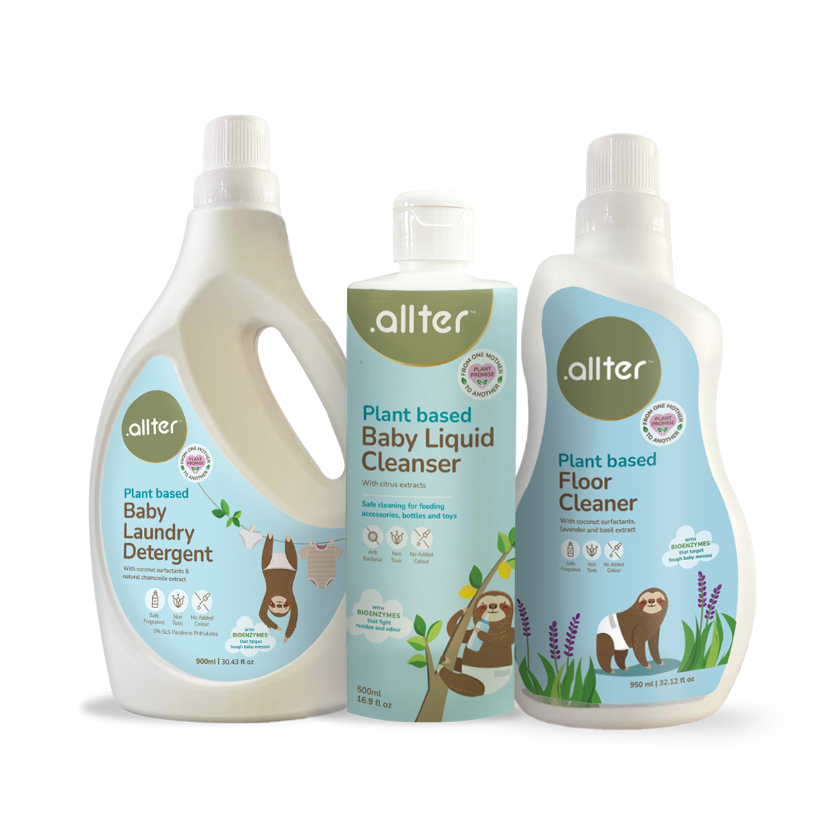 .allter Home Care Combo – Laundry Liquid | Floor Cleaner | Liquid Cleanser