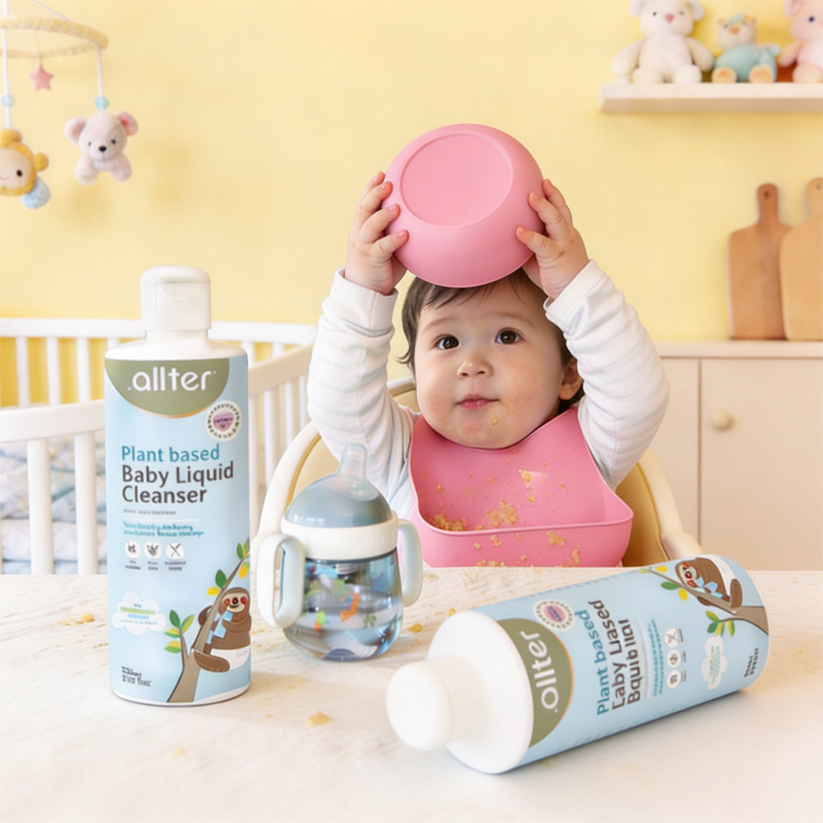 Comfort & Care Combo : Breeze Diapers & Baby Liquid Cleanser (Pack of 2)