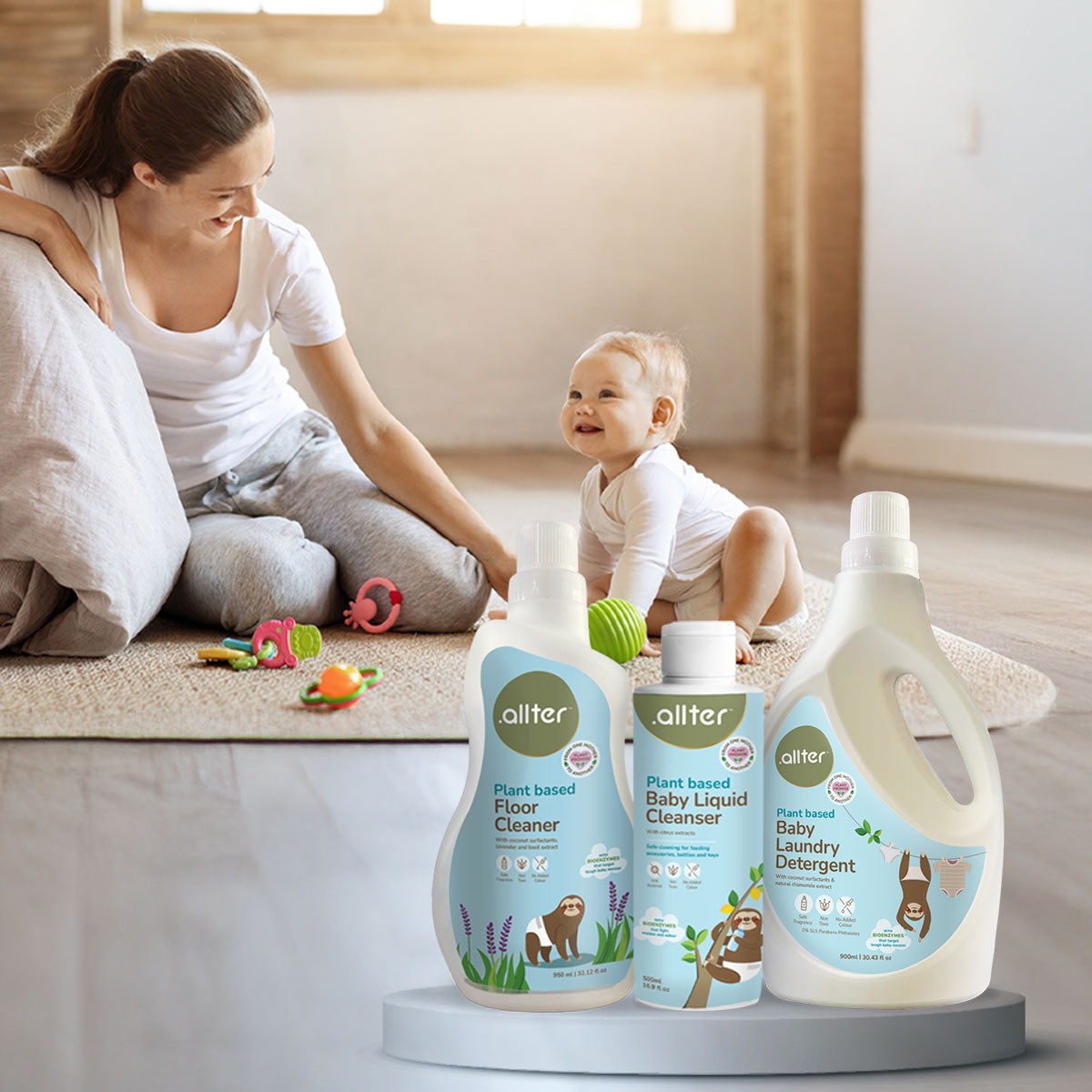 .allter Home Care Combo – Laundry Liquid | Floor Cleaner | Liquid Cleanser