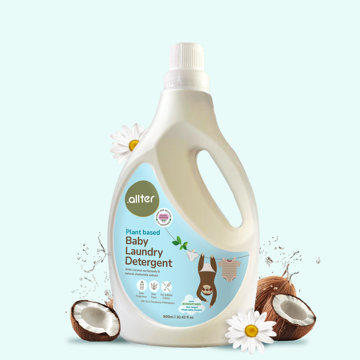 .allter Laundry Liquid With Bio Enzymes For Babies