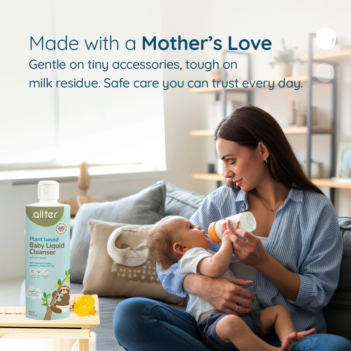 .allter Liquid Cleanser With Bio Enzymes For Babies (Pack of 2)