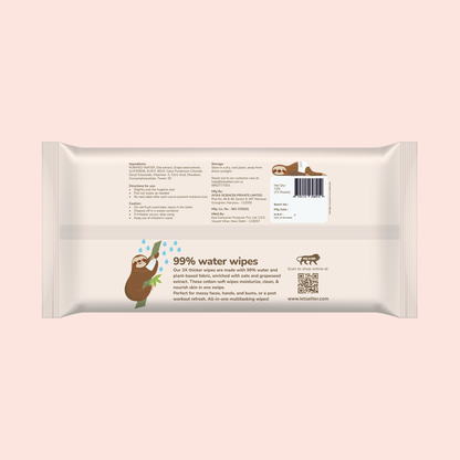 .allter Baby Wipes || 99% Water || Regular Pack || 72 Wipes Per Pack