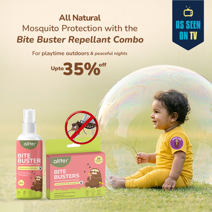 Mosquito Repellent Spray + Patch Combo