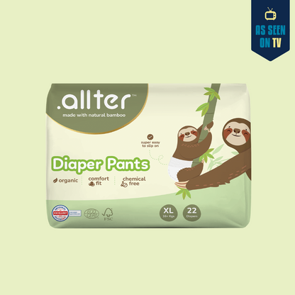 Organic Bamboo Diaper Pants- XL (16kgs and above)