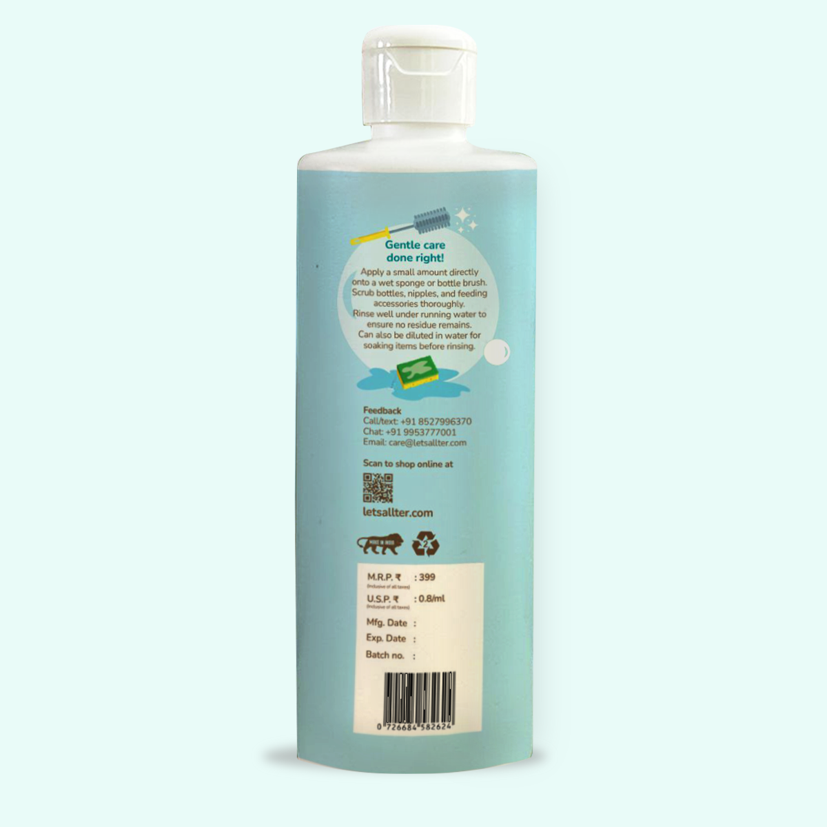 .allter Liquid Cleanser With Bio Enzymes For Babies