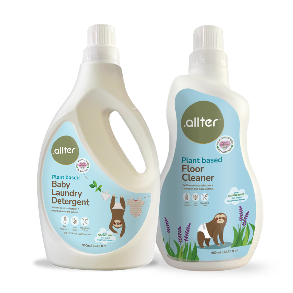 .allter Baby Laundry & Floor Cleaner Combo